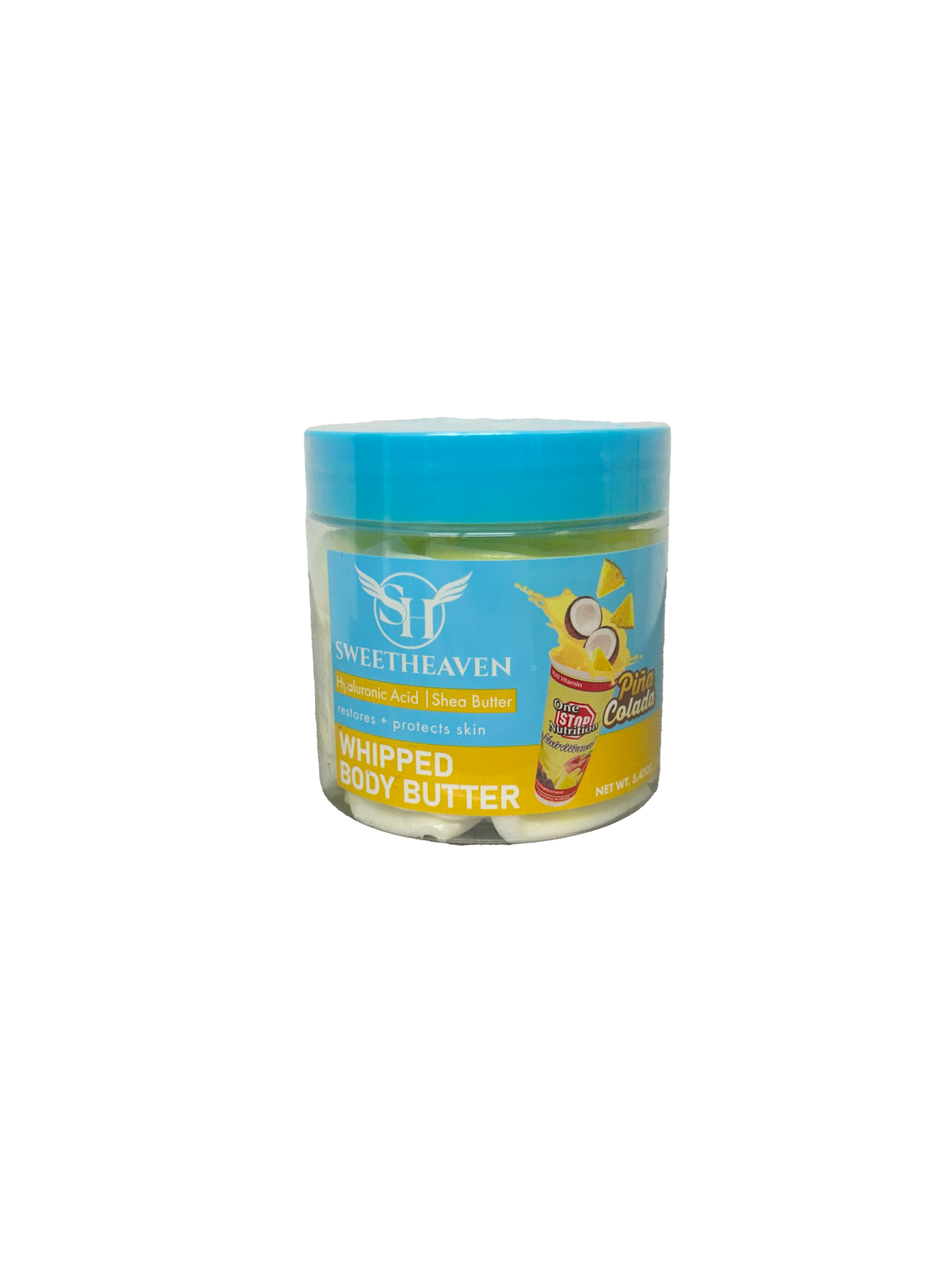 sweetheaven pina colada whipped body butter