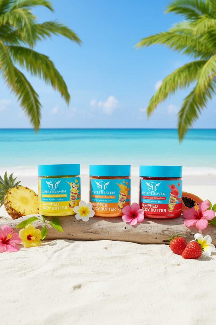 whipped body butter complete set tropical