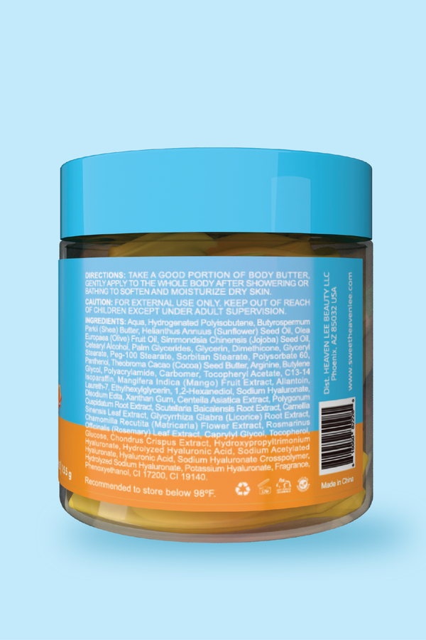 whipped body butter mango