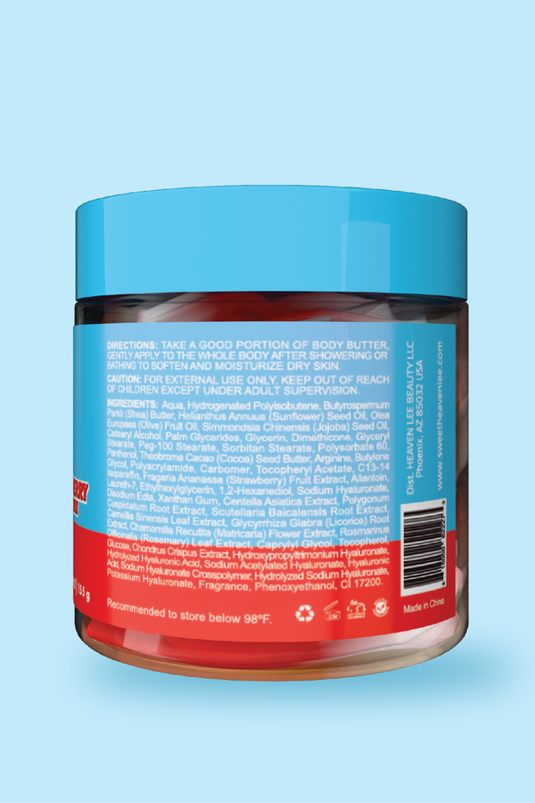 whipped body butter strawberry